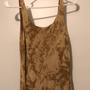 Dress brown and tan